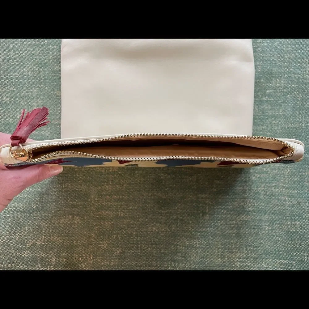 Rachel Pally Foldable Floral Clutch EUC